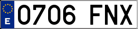Truck License Plate